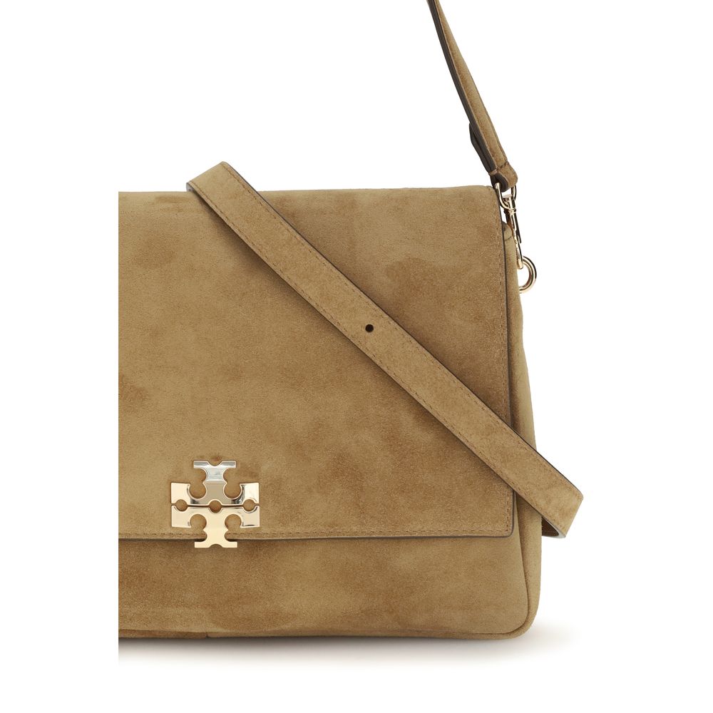 Tory Burch Beige Calf Leather Bos Taurus Shoulder Bag