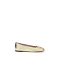 Valentino Garavani Gold Napa Leather / Calf Bos Taurus Ballet Flats