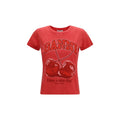 Ganni Multicolor Cotton T-Shirt