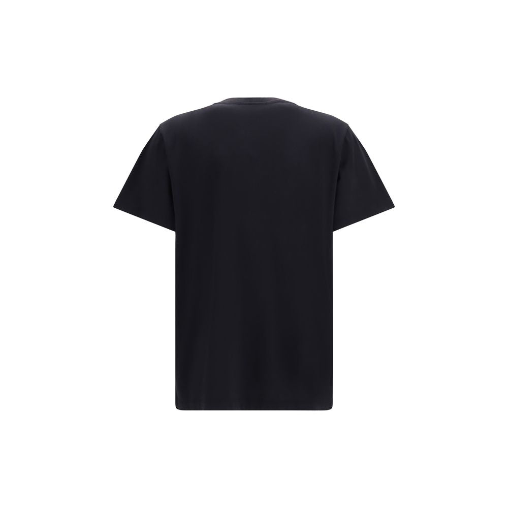 Ganni Black Cotton T-Shirt