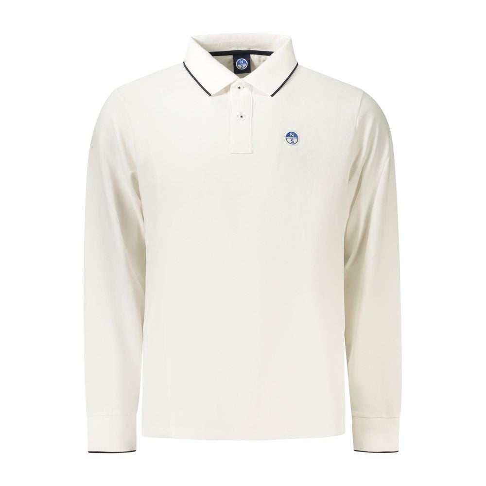 North Sails White Cotton Men's Polo