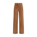 L'Agence Beige Cotton Jeans Denim