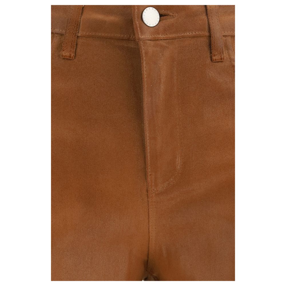 L'Agence Beige Cotton Jeans Denim