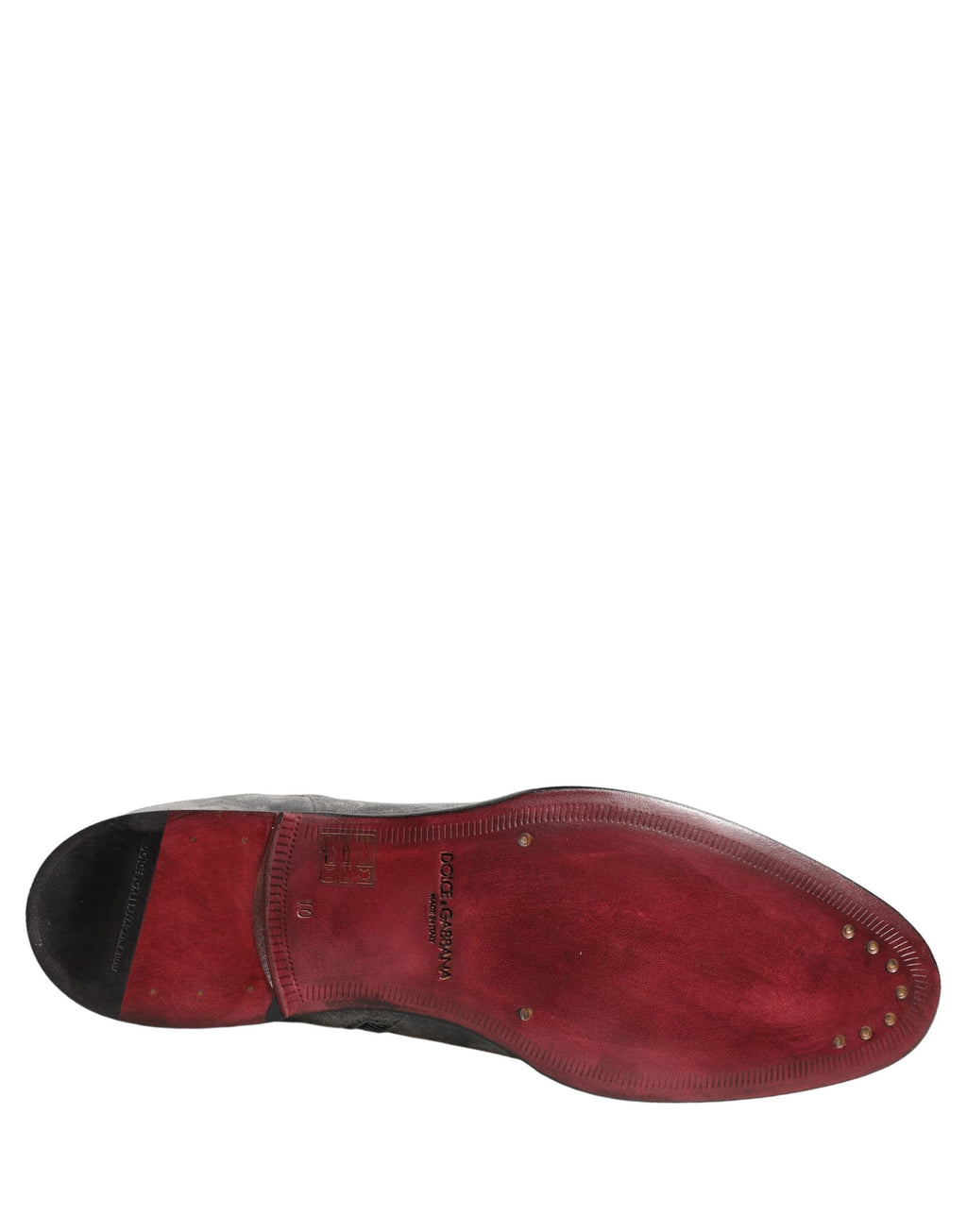 Dolce & Gabbana Gray Suede Leather Chelsea Boots Shoes