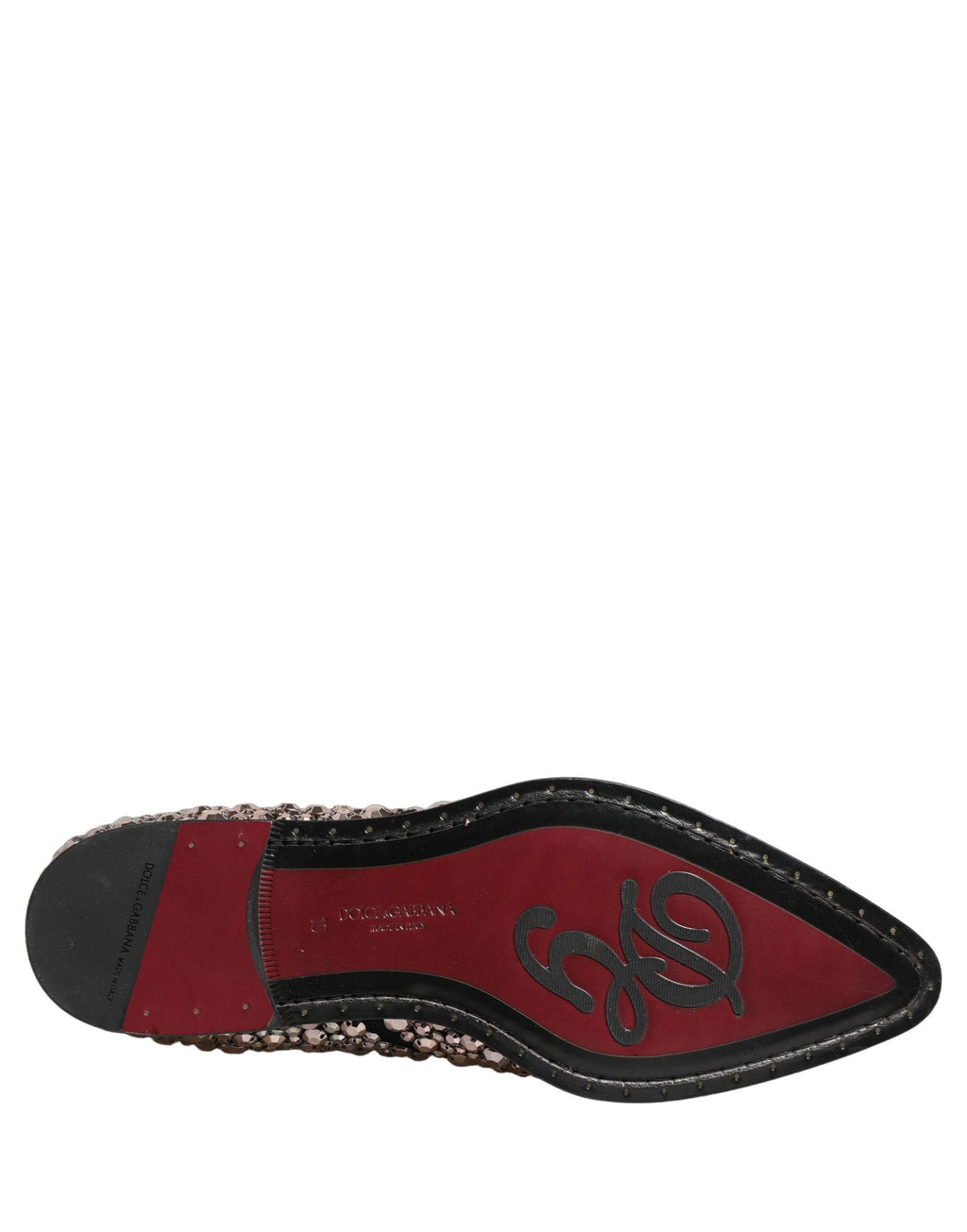 Dolce & Gabbana Silver Embellished Chelsea Ankle Boots Shoes