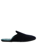 Dolce & Gabbana Dark Blue Suede Slides Flat Slipper Men Shoes