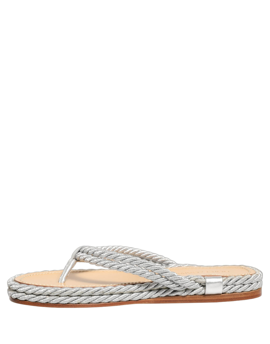 Dolce & Gabbana Silver Rope Slides Sandals Flip Flops Shoes