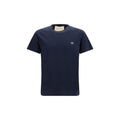 Valentino Garavani Blue Cotton T-Shirt Valentino Garavani