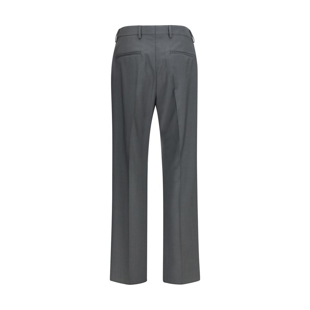Valentino Garavani Gray Wool Oves Aries Dress Pants