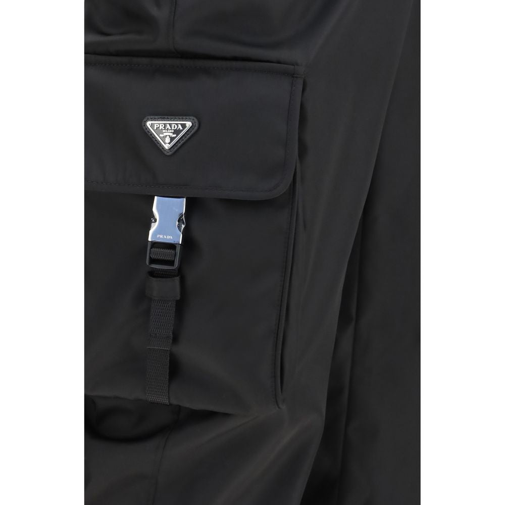 Prada Black Polyamide Athletic Pants