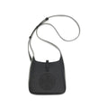Tory Burch Black Calf Leather Bos Taurus Shoulder Bag