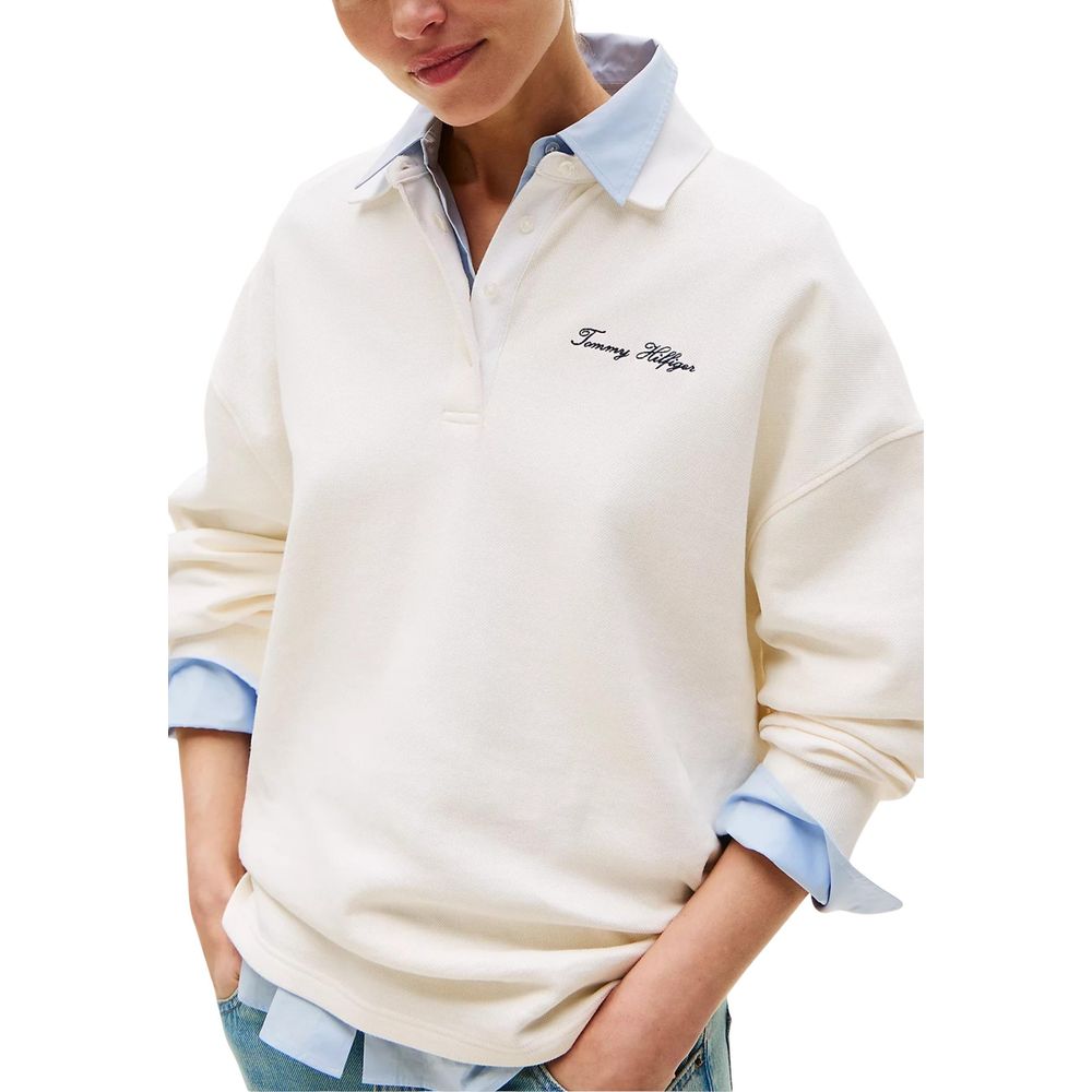 Tommy Hilfiger Beige Polyamide Sweatshirt
