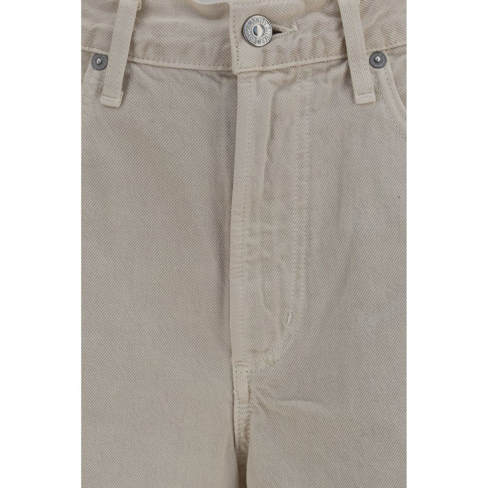 Citizens of Humanity Beige Cotton Jeans Denim