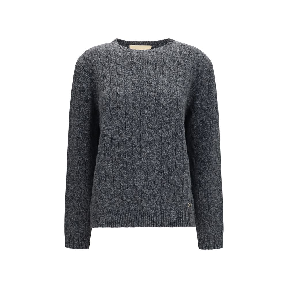 Valentino Garavani Gray Wool Oves Aries Sweatshirt