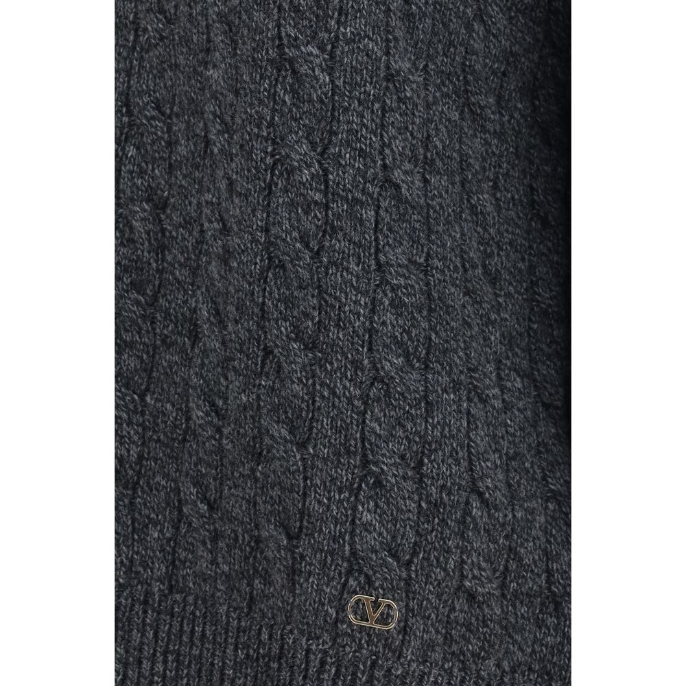 Valentino Garavani Gray Wool Oves Aries Sweatshirt
