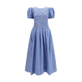 Ganni Blue Cotton Casual Dress