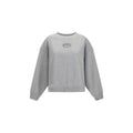 Ganni Gray Cotton Sweatshirt