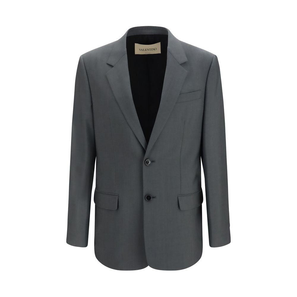 Valentino Garavani Gray Wool Oves Aries Jacket