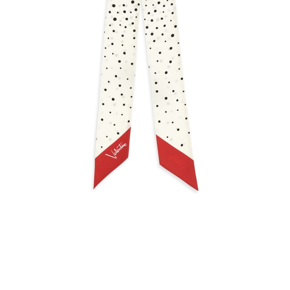 Valentino Garavani Beige Silk Scarf