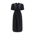 Ganni Black Cotton Casual Dress