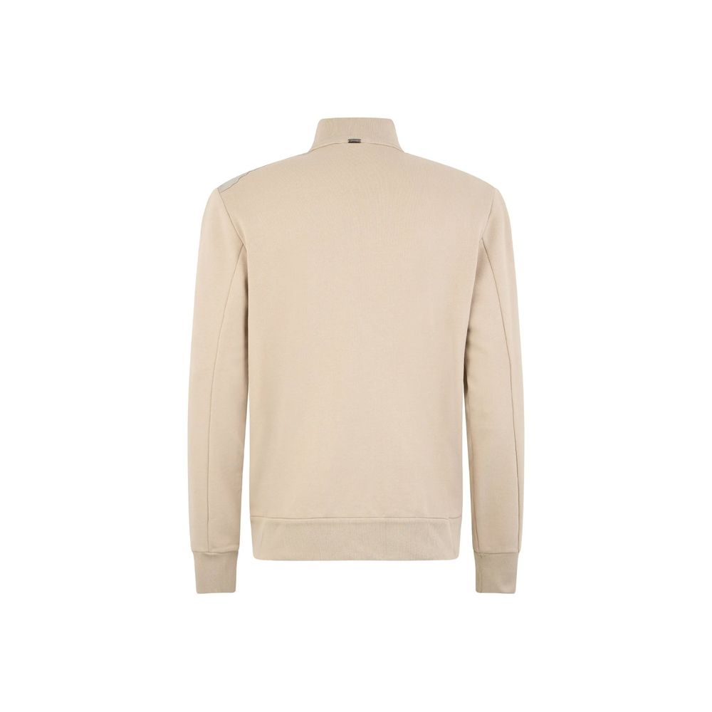 Herno Beige Cotton Sweatshirt