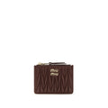 Miu Miu Bordeaux Lamb Ovis Aries Aries Wallet