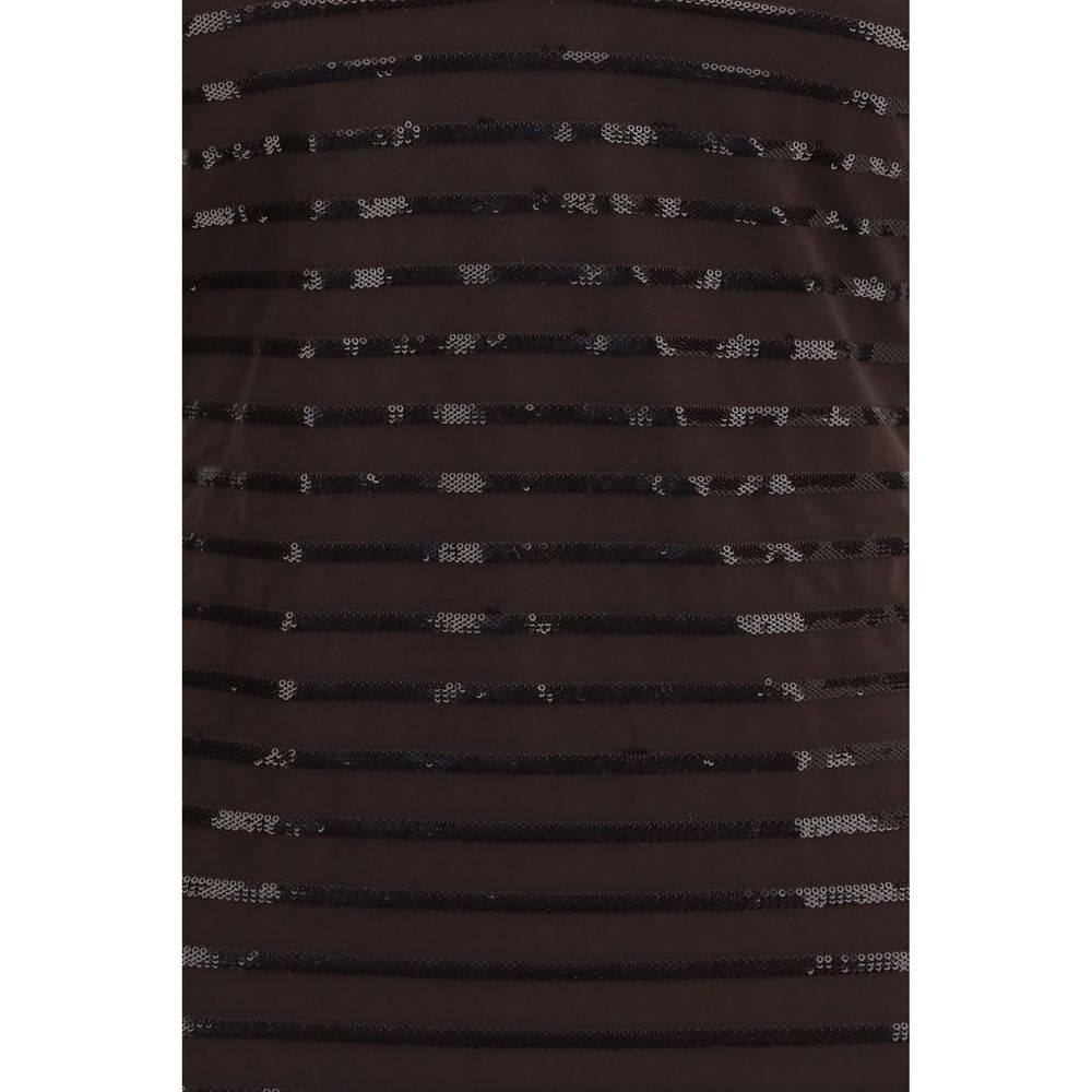 Brunello Cucinelli Brown Nylon One-Piece Swimsuit