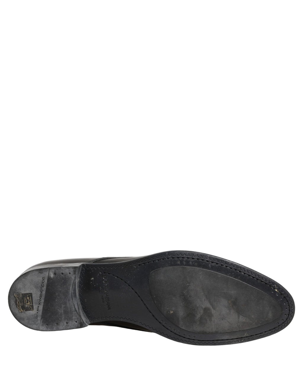 Dolce & Gabbana Dress Black Leather Lace Up Derby Shoes