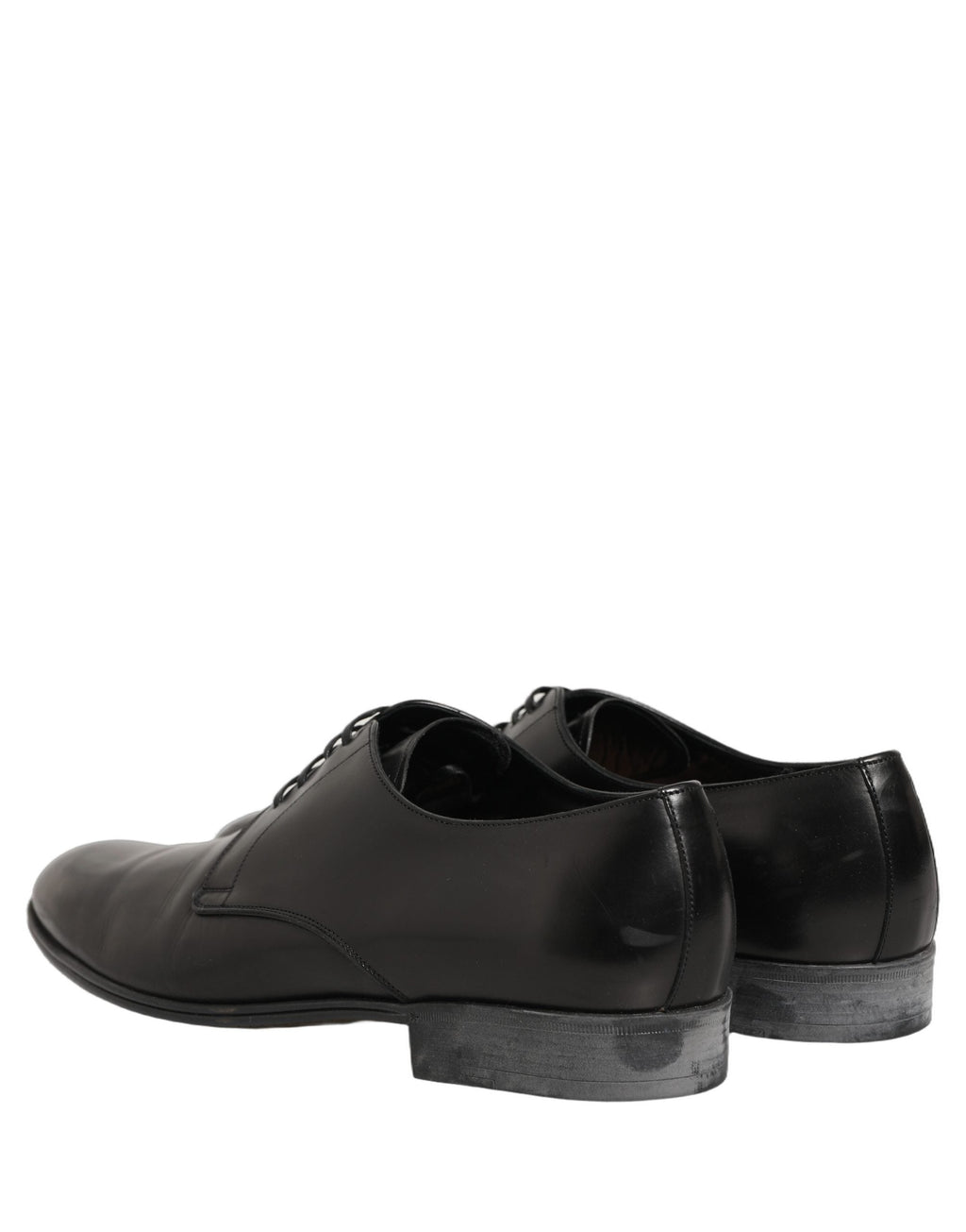 Dolce & Gabbana Dress Black Leather Lace Up Derby Shoes