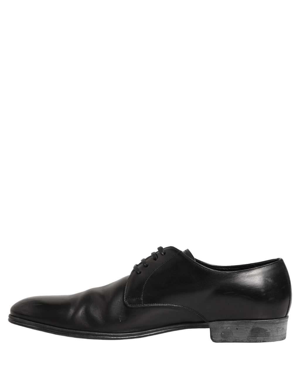 Dolce & Gabbana Dress Black Leather Lace Up Derby Shoes