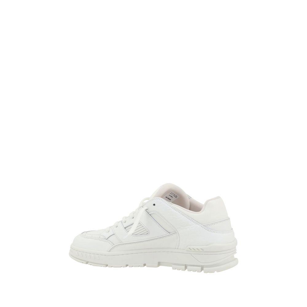 Axel Arigato White Calf Leather Bos Taurus Athletic Sneakers