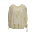 Chloé Beige Silk Blouse
