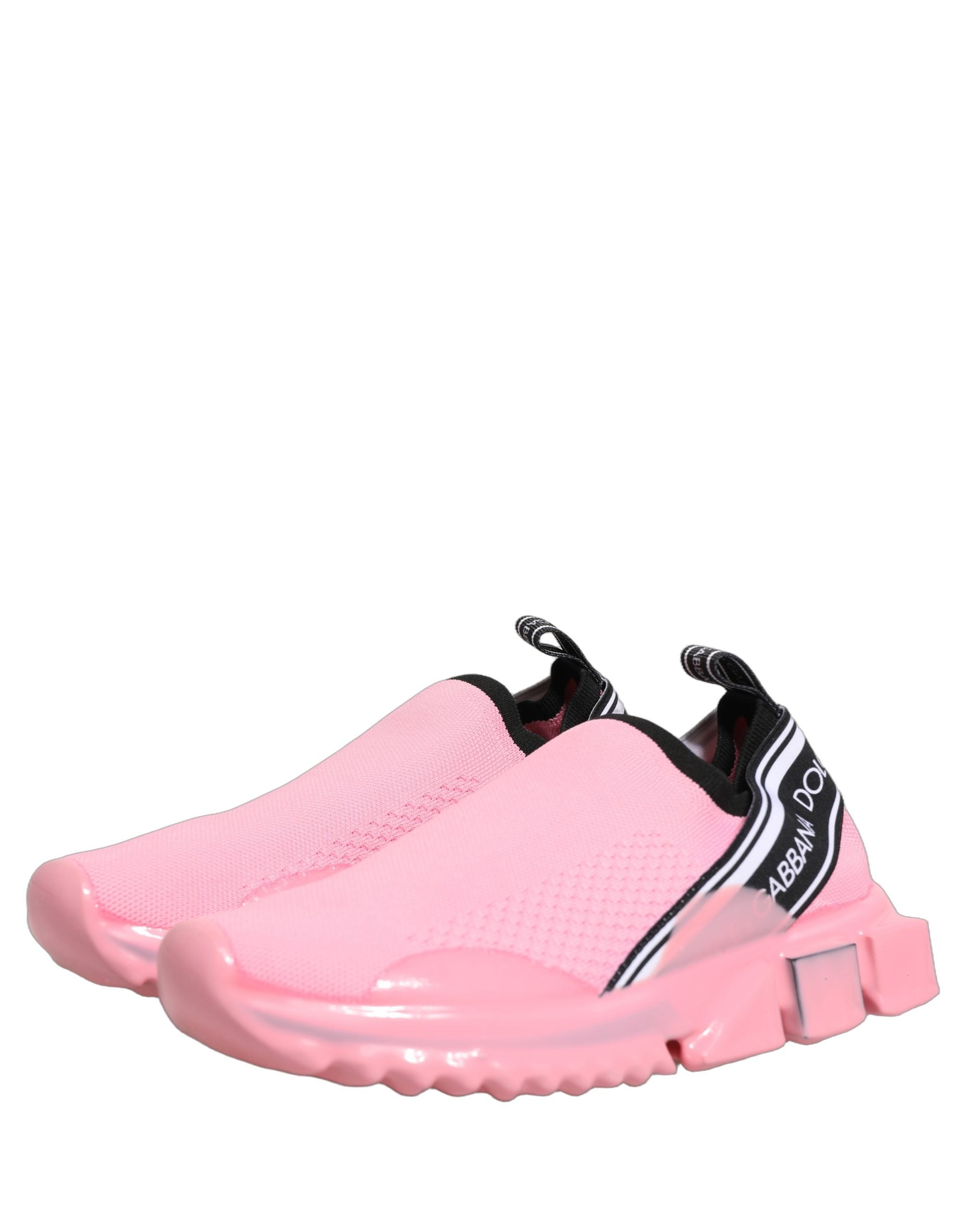 Dolce & Gabbana Pink Slip On Low Top Sorrento Sneakers Shoes