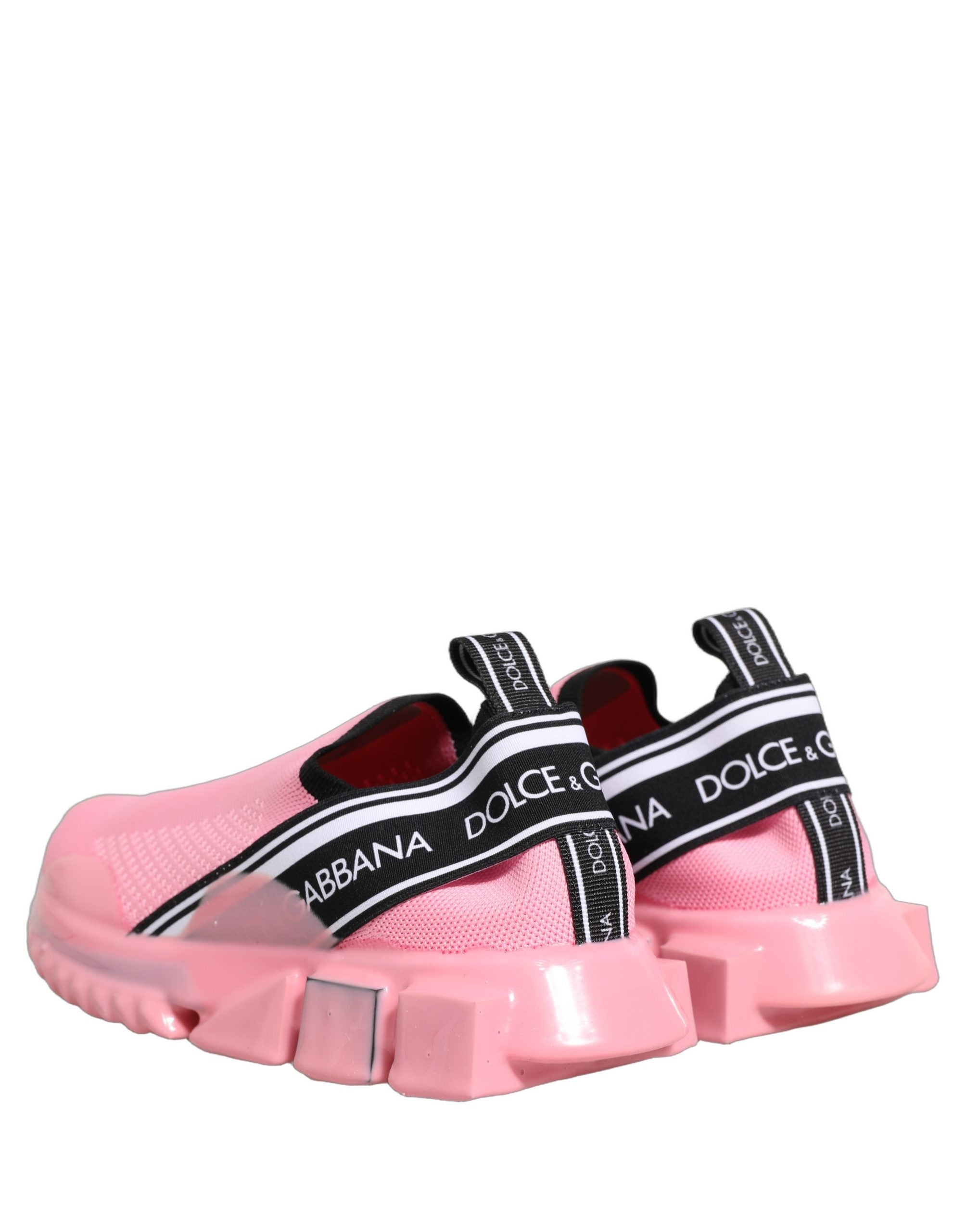 Dolce & Gabbana Pink Slip On Low Top Sorrento Sneakers Shoes