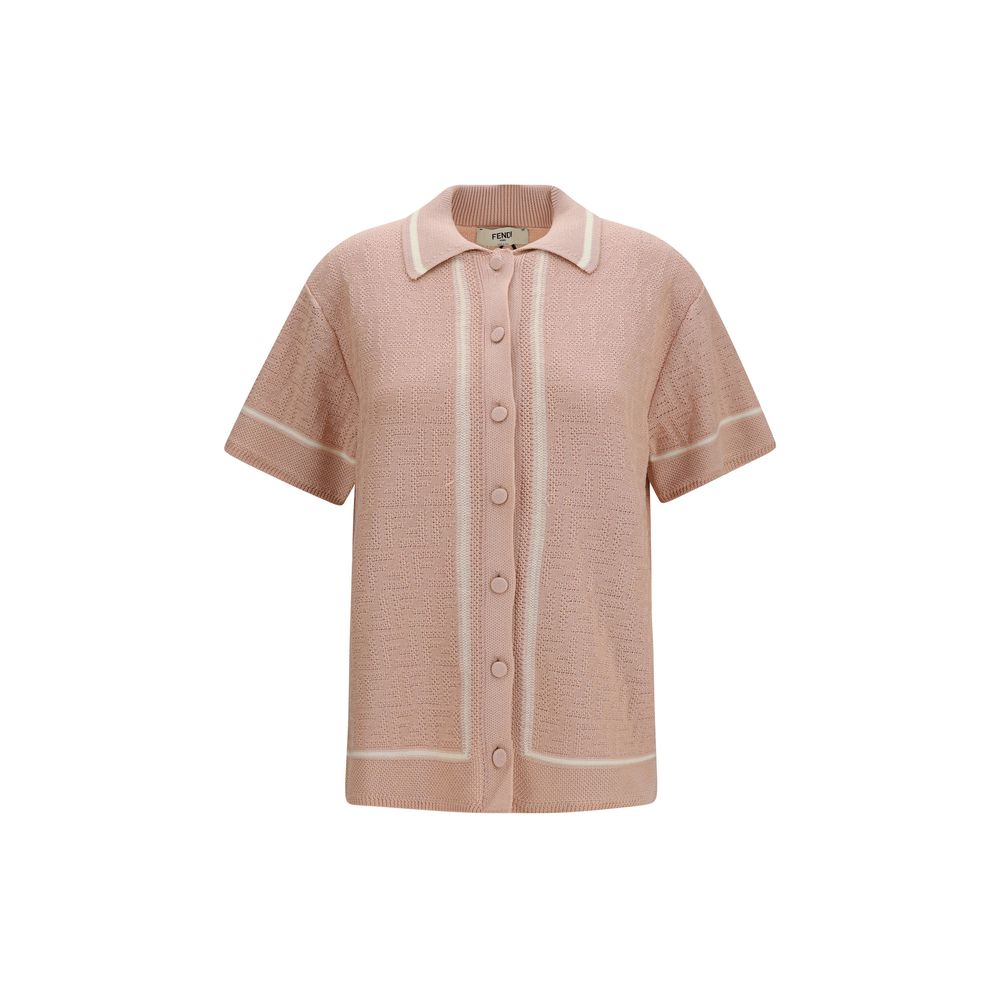 Fendi Multicolor Cotton Shortsleeve Shirt