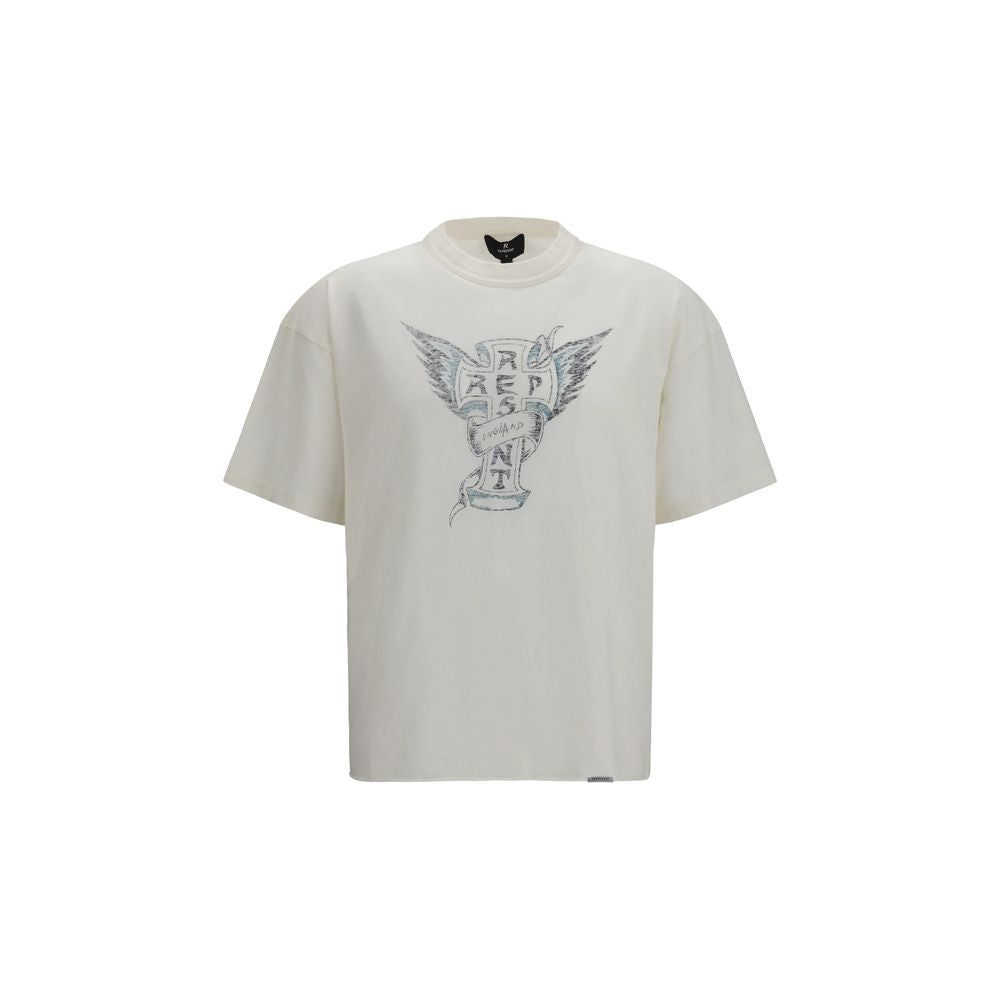 Represent White Cotton T-Shirt