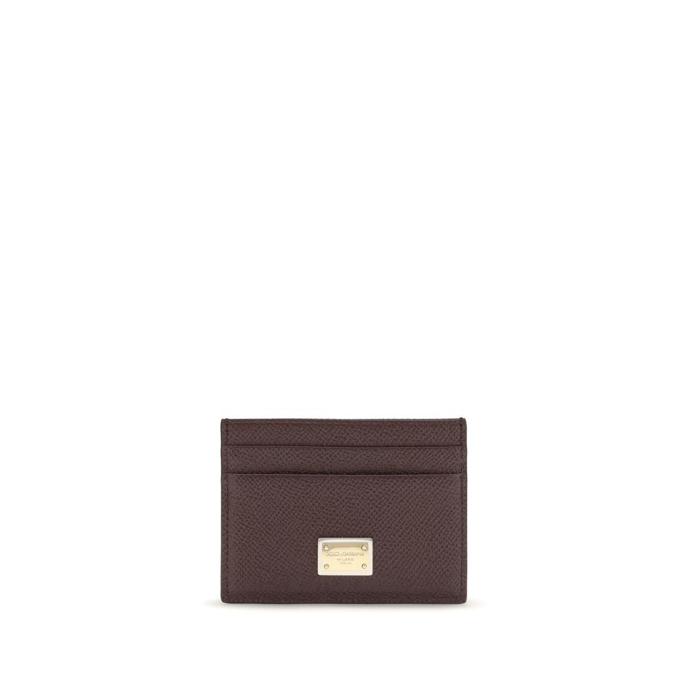 Dolce & Gabbana Brown Calf Leather Bos Taurus Wallet
