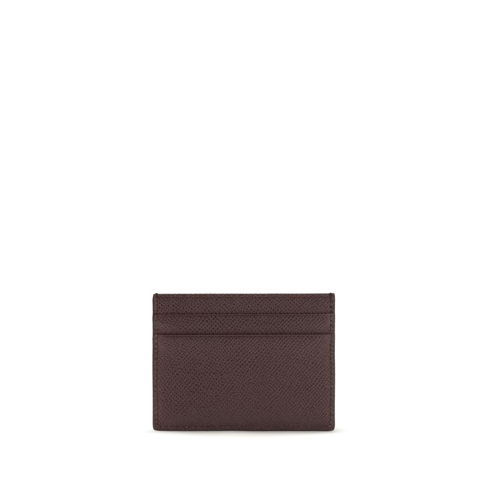 Dolce & Gabbana Brown Calf Leather Bos Taurus Wallet