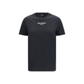 Balmain Black Cotton T-Shirt