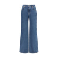 Balmain Blue Cotton Jeans Denim