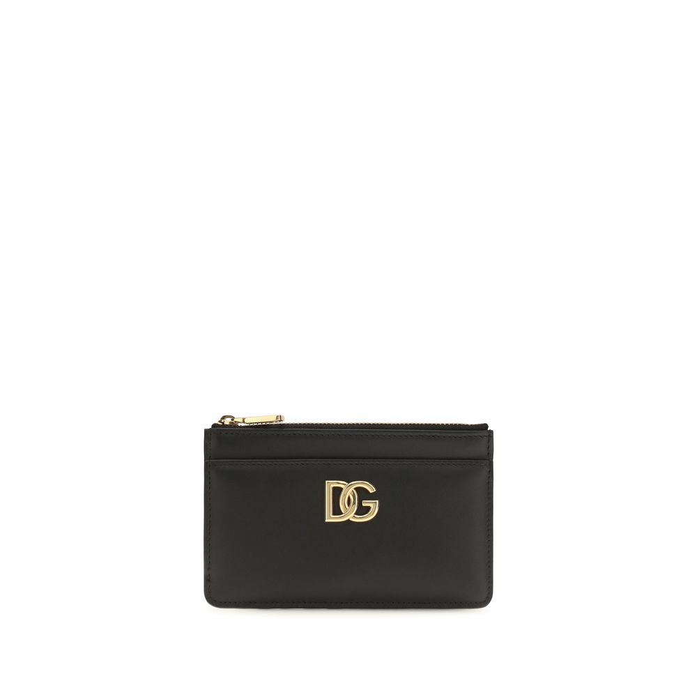 Dolce & Gabbana Black Calf Leather Bos Taurus Wallet