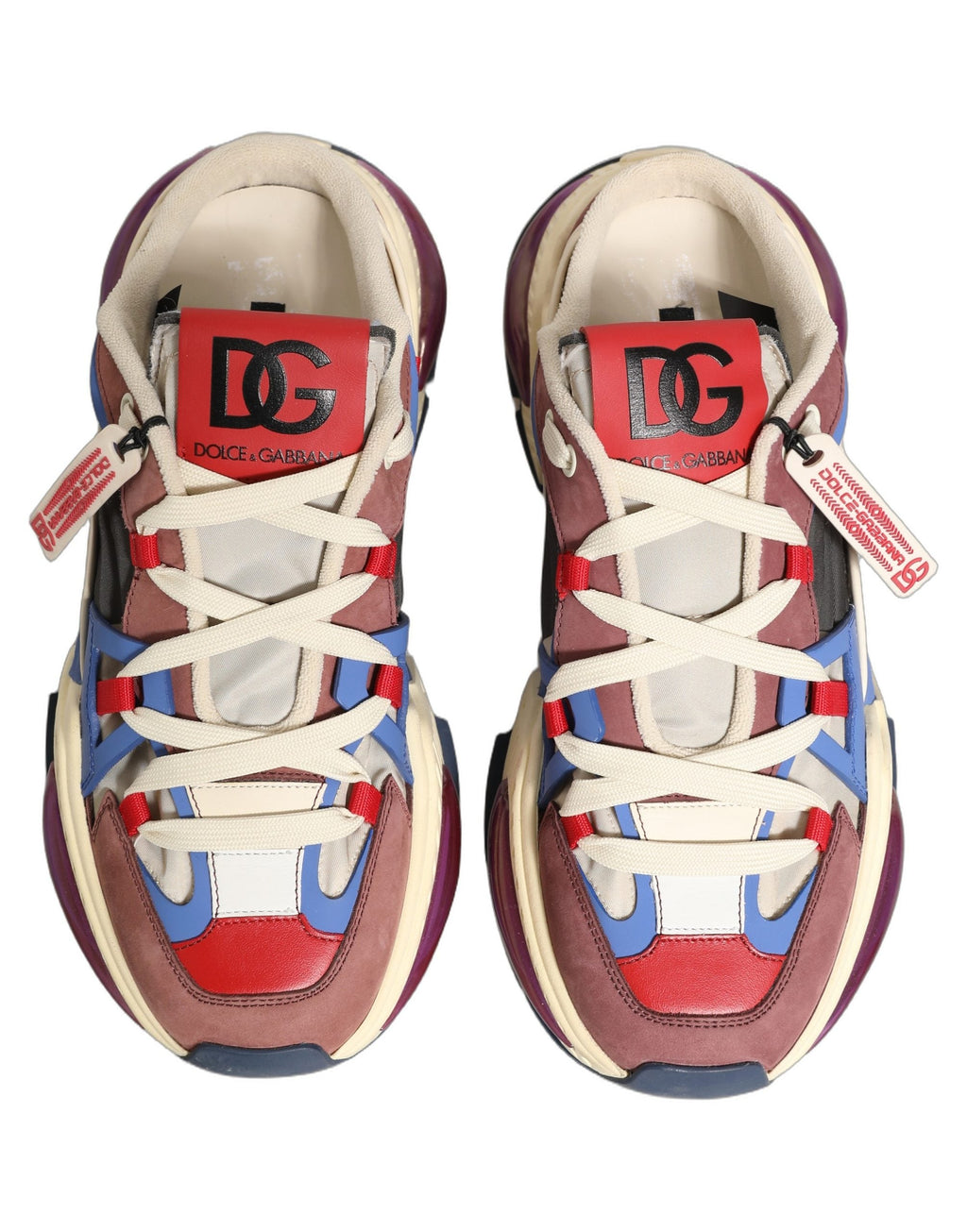 Dolce & Gabbana Multicolor Low Top Airmaster Sneakers Shoes