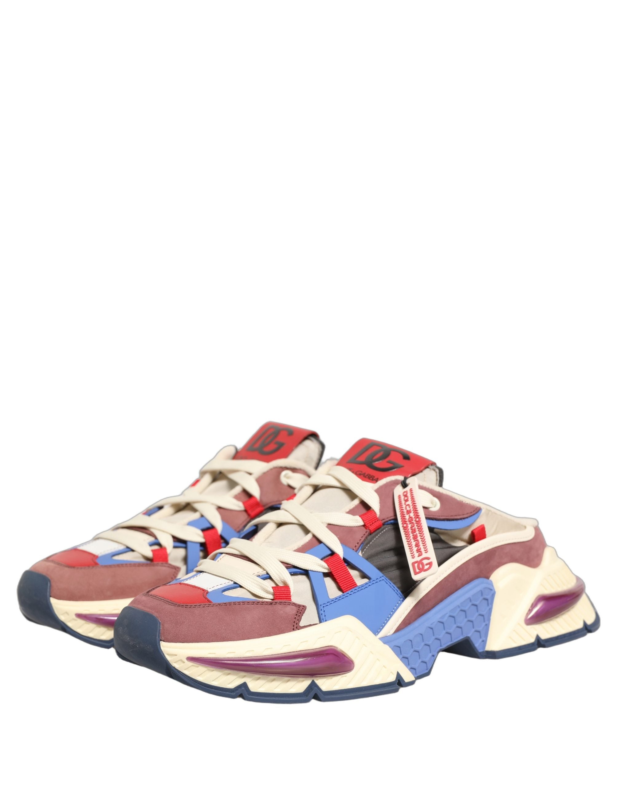 Dolce & Gabbana Multicolor Low Top Airmaster Sneakers Shoes