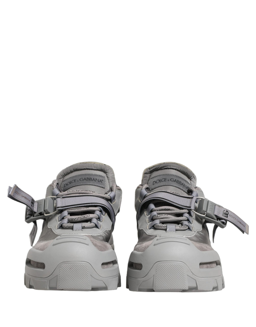 Dolce & Gabbana Gray Airmaster Panelled Low Top Men Sneakers Shoes