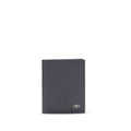 Ferragamo Blue Calf Leather Bos Taurus Wallet
