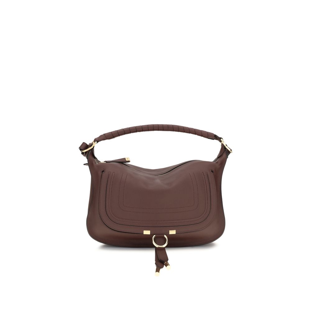 Chloé Bordeaux Calf Leather Bos Taurus Shoulder Bag