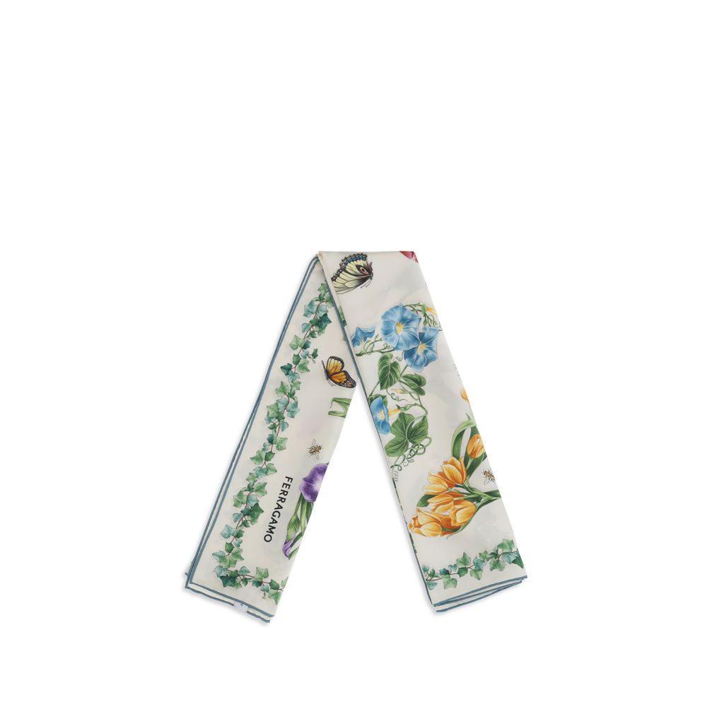 Ferragamo Multicolor Silk Scarf