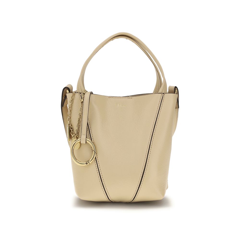 Chloé Beige Calf Leather Bos Taurus Shoulder Bag