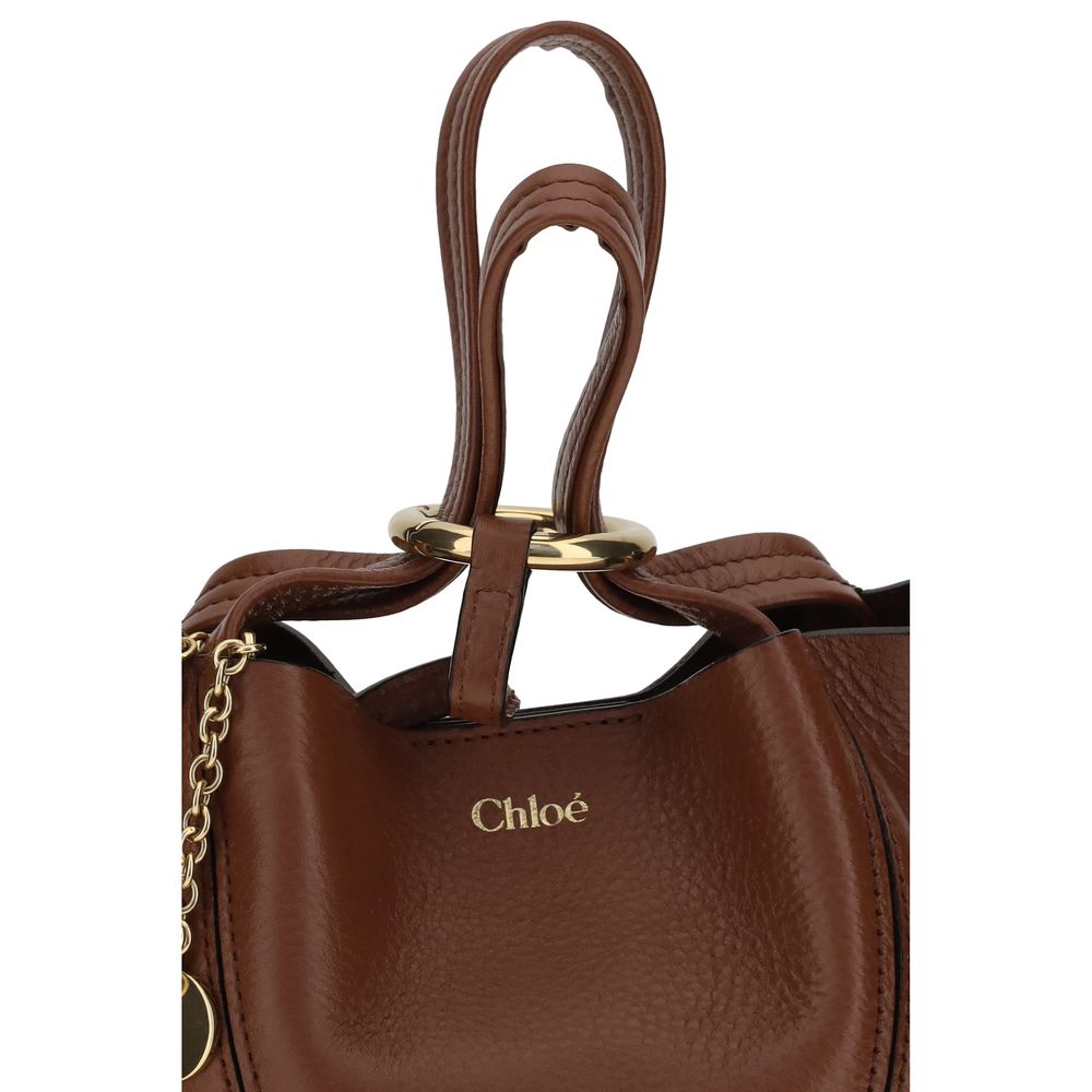 Chloé Brown Calf Leather Bos Taurus Shoulder Bag