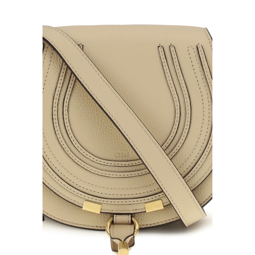 Chloé Beige Calf Leather Bos Taurus Shoulder Bag